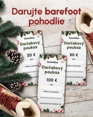 🎁🎄Hľadáte darček, s ktorým určite neurobíte chybu? Darčekový poukaz je vždy dobrá voľba. Obdarovaný si vyberie presne to,...