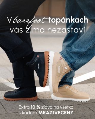 ❄️ Na barefoot obuv u nás teraz získate zľavu až do 60 %. A to vďaka kombinácii Black Friday cien a extra 10 % navyše s...